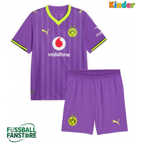 Borussia Dortmund Daniel Svensson #24 Replik 3rd trikot Kinder 2026-27 Kurzarm (+ Kurze Hosen)